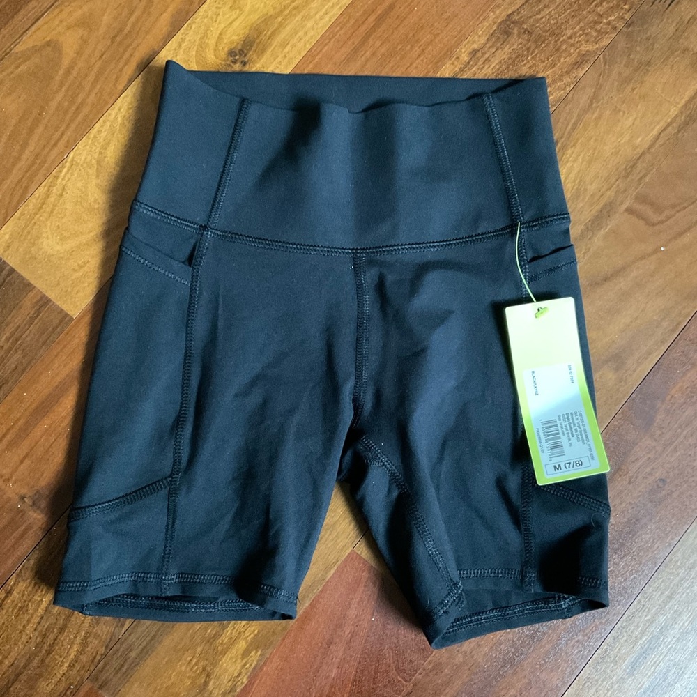 Size M all in motion girls biker shorts NWT